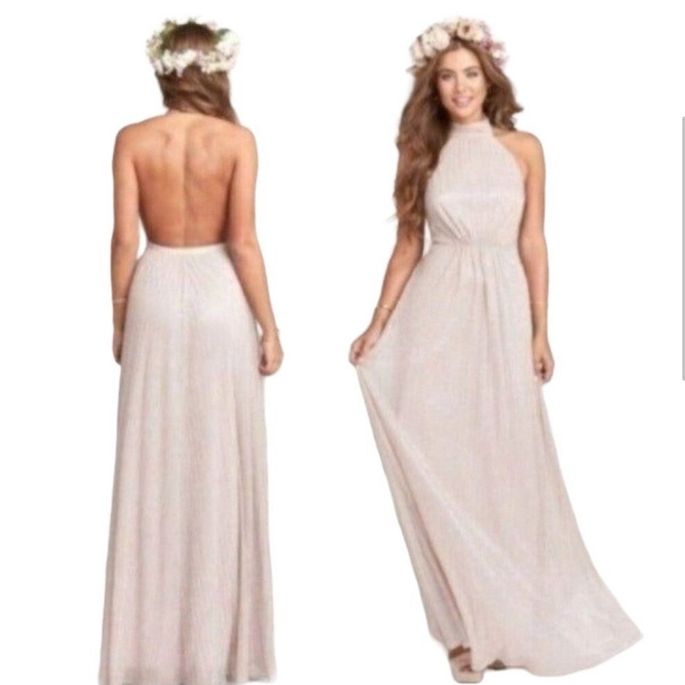 Show Me Your Mumu Collette Collar Dress in Magic Mauve Glimmer color